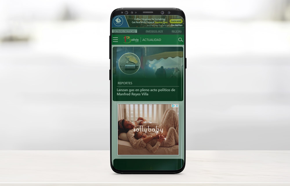 Ejemplo de Publicidad movil 300x250