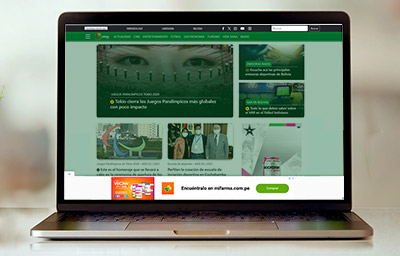 Ejemplo de Publicidad Zócalo 728x90 / 970x90