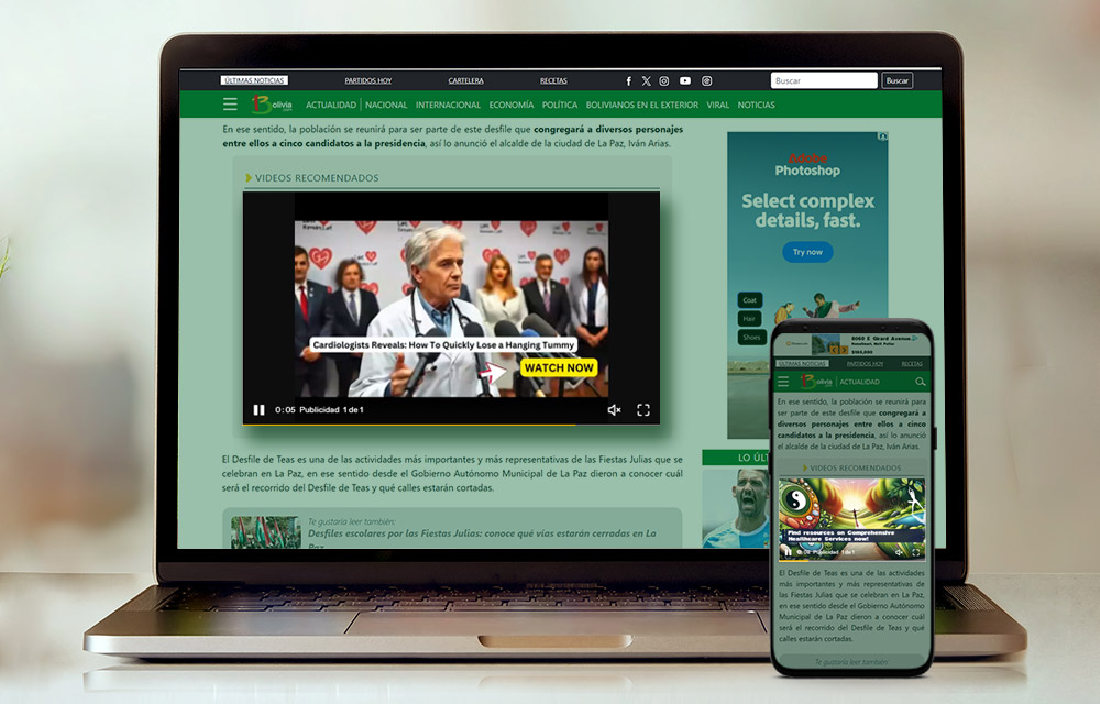 Ejemplo de Vídeos pre-roll