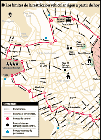 La ampliación del área de restricción vial va y hoy no circulan 30.000 autos